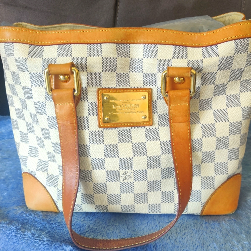 Louis Vuitton Damier Azur Hampstead